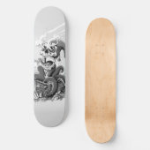 Octopus Skateboards - Black Outdoor Gear スケートボード (正面)