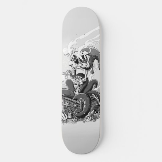 Octopus Skateboards - Black Outdoor Gear スケートボード (正面)