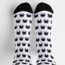 Octopus Socks - B&W - Unisex ソックス