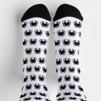 Octopus Socks - B&W - Unisex ソックス