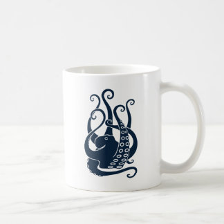 octopus squid cuttlefish oktopus scuba diving コーヒーマグカップ
