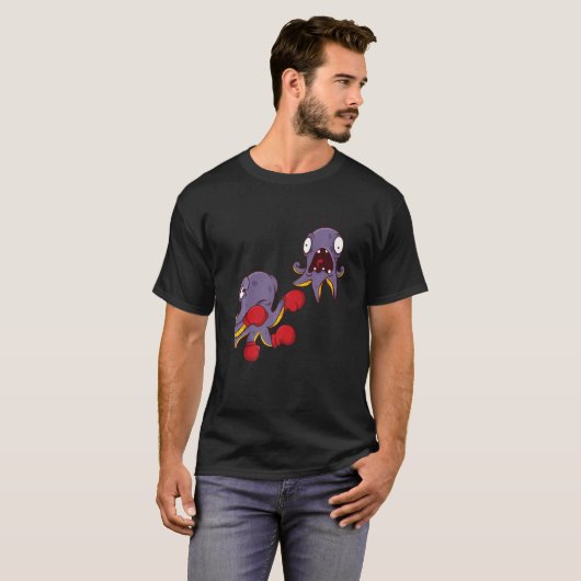 octopus tentacles boxing octopus Premium Tシャツ (正面フル)