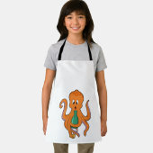 Octopus withボトル.PNG エプロン (インサイチュ)