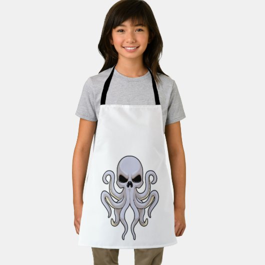 Octopus with 8 Arms & Skull エプロン (インサイチュ)