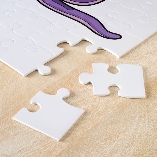 Octopus with Fish.PNG ジグソーパズル (側面)