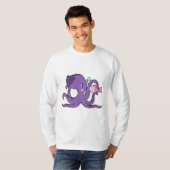 Octopus with Fish.PNG Tシャツ (正面フル)