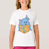 Octopus with Packet.PNG Tシャツ (正面)