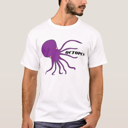 octopusfjfjfjfjfj tシャツ (正面)