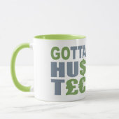 OCTOS HUSTLE / HU$T£€ mug -スタイルを選択 マグカップ (左)