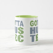 OCTOS HUSTLE / HU$T£€ mug -スタイルを選択 マグカップ (中央)