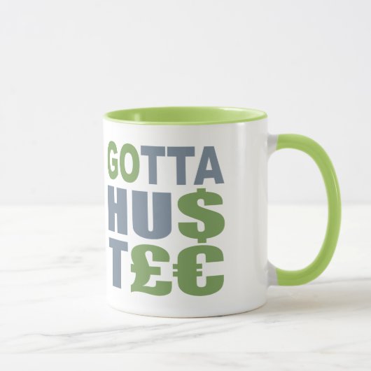 OCTOS HUSTLE / HU$T£€ mug -スタイルを選択 マグカップ (右)