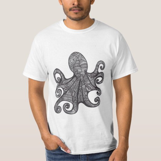 OctoZenの大活字 Tシャツ (正面)