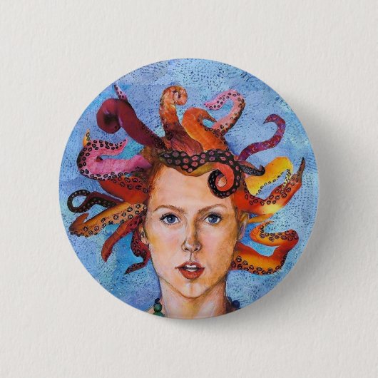 Octupi私の心 缶バッジ (正面)