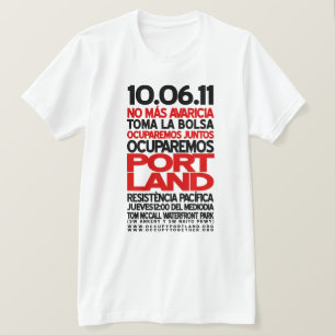 Ocuparemosポートランド Tシャツ