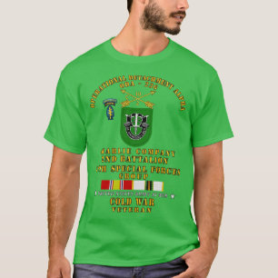 ODA 236 C Co 2nd Bn 10th SFG w COLD SVC Tシャツ