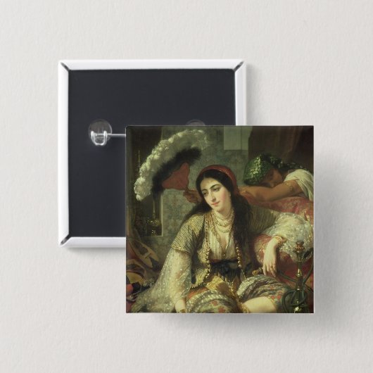 Odalisque 缶バッジ (正面&裏面)