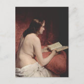 Odalisque with Book ポストカード (正面)