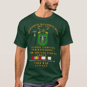 ODB 230 C Co 2nd Bn 10th SFG w COLD SVC Tシャツ