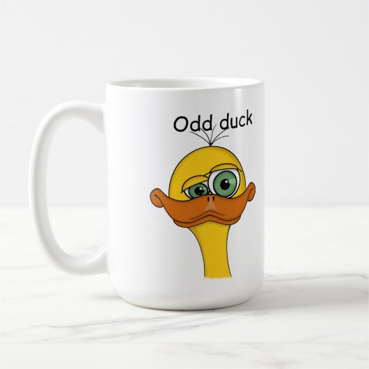 Odd Cartoon Duck コーヒーマグカップ (左)