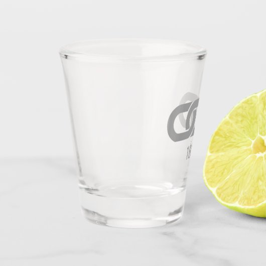 ODD FELLOW SHOT GLASS (2) ショットグラス (左)