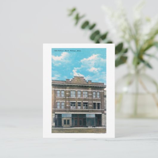 Odd Fellows' Block ViewBilling, MT ポストカード (スタンド正面)