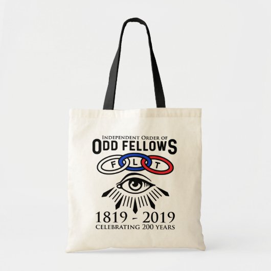 Odd Fellows LinksとEye 200周年 トートバッグ (正面)
