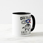 Odd Fellows LinksとEye 200周年 マグカップ (正面右)