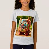 Odd Friends - Patchwork Cube Monster Poster Tシャツ (正面)