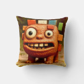 Odd Friends - Rainbow Block Monsterポスター クッション (正面)