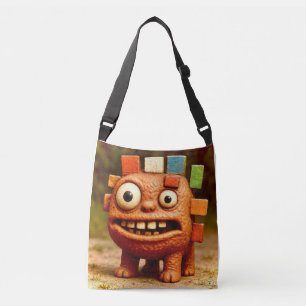 Odd Friends - Rainbow Block Monsterポスター クロスボディバッグ
