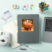 Odd Friends - Rainbow Block Monsterポスター シール (iPadカバー)