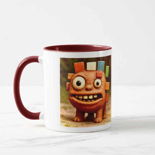 Odd Friends - Rainbow Block Monsterポスター マグカップ (左)