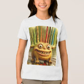 Odd Friends - Rainbow Spikeモンスターポスター トライブレンドTシャツ (正面)