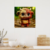 Odd Friends - Sadベビーデーモンポスター ポスター (キッチン)