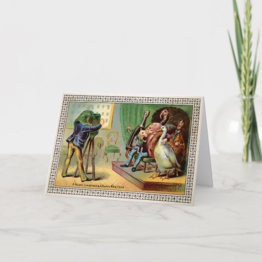 Odd Photo Shootビクトリアン Christmas Card シーズンカード (正面)