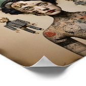 Odd Surrealist AIイメージ007 P ポスター (角)