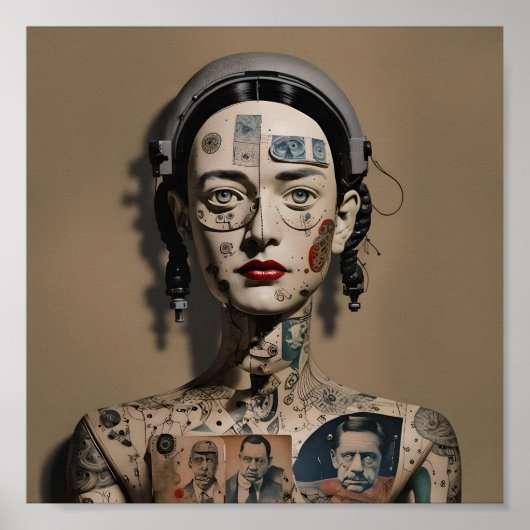 Odd Surrealist AIイメージ009 P ポスター (正面)