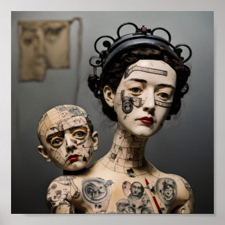 Odd Surrealist AIイメージP ポスター