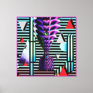 Odd Tiki God at the Memphis Design Party キャンバスプリント