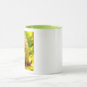 OddFriends – かわいい丸っぽいディーノポスター マグカップ (中央)