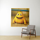 OddFriends – ハッピーイエローモンスターポスター タペストリー (インサイチュ)