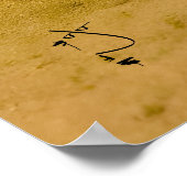 OddFriends – ハッピーイエローモンスターポスター ポスター (角)