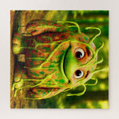 OddFriends - Gooey Green Monster Poster ジグソーパズル (横)