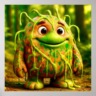 OddFriends - Gooey Green Monster Poster ポスター