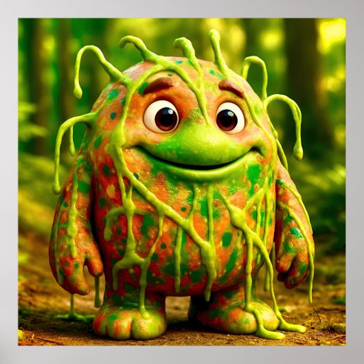 OddFriends - Gooey Green Monster Poster ポスター (正面)