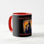 Oddieの歴史的特徴-クロゴケグモのマグ マグカップ (正面左)