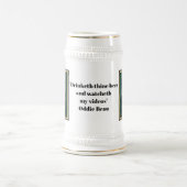 Oddie Beer Stein (Top Hat版) ビールジョッキ (中央)