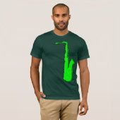 oddRexのサクソフォーン Tシャツ (正面フル)
