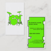 oddRexのドラム 名刺 (正面/裏面)