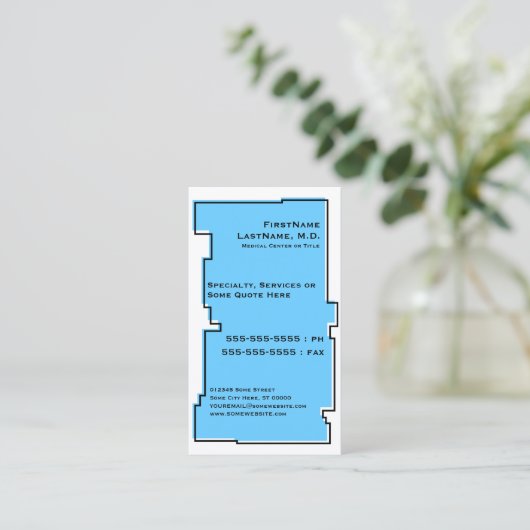 oddRex歯科 名刺 (スタンド正面)